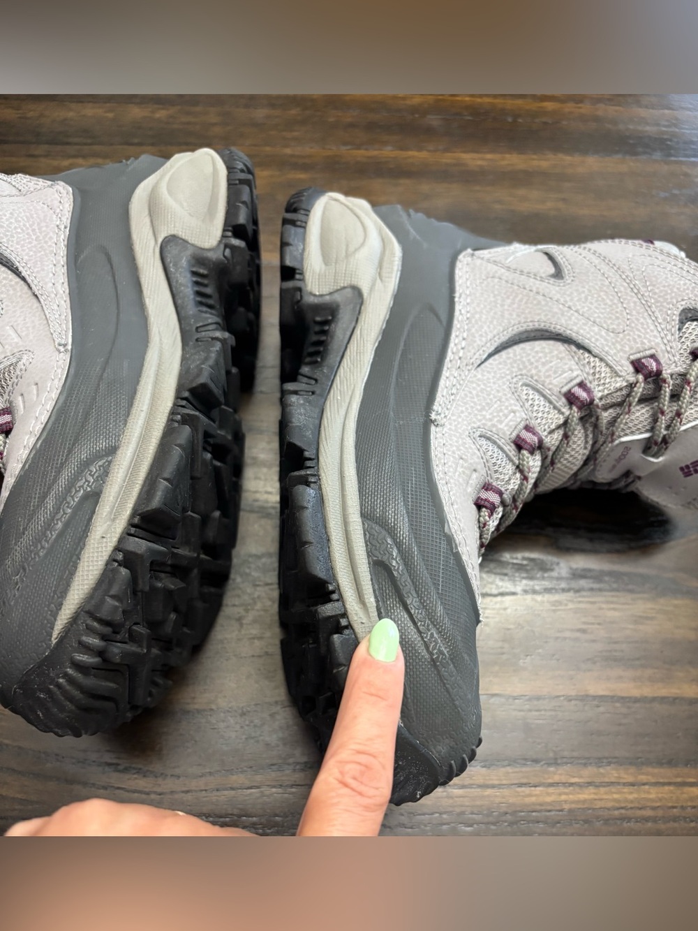 Columbia Waterproof 200g Omni-Grip Winter Boots Women’s 7 Gray - Picture 7 of 11